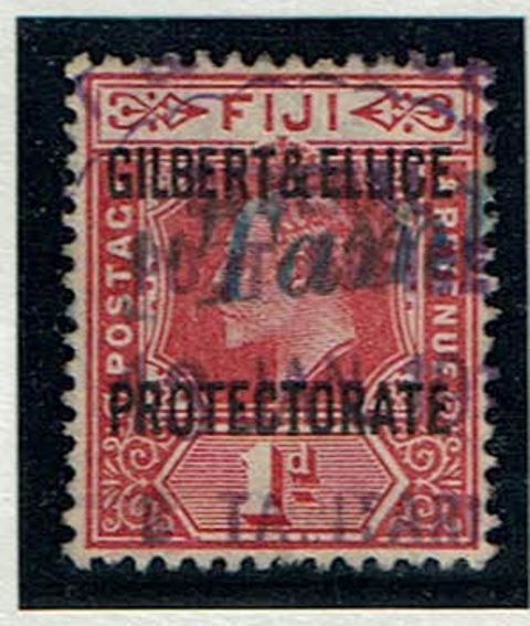 Image of Gilbert & Ellice Islands SG 2var FU British Commonwealth Stamp